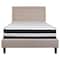Flash Furniture Roxbury Full Platform Bed Set, Beige SL-BM-18-GG - alternate 4